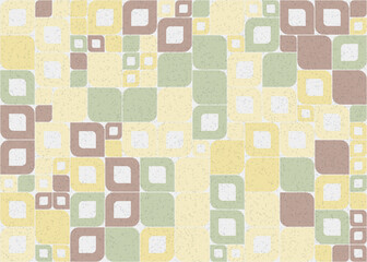 Abstract Geometric Pattern generative computational art illustration