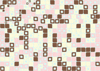Abstract Geometric Pattern generative computational art illustration