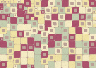 Abstract Geometric Pattern generative computational art illustration