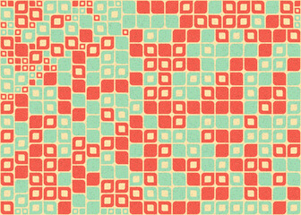Abstract Geometric Pattern generative computational art illustration