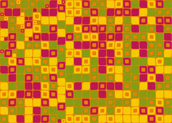 Abstract Geometric Pattern generative computational art illustration