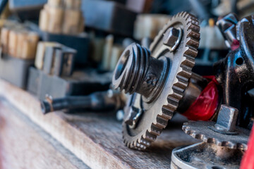 Tan Thanh Motorcycle accessories market . Hochiminh City, Vietnam