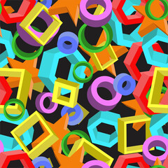  dimension seamless pattern