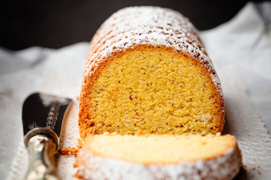 Dolce Varese, made with corn flour and ground almonds, from Varese, Lombardy, Italy