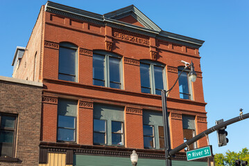 Obraz premium Old downtown building.