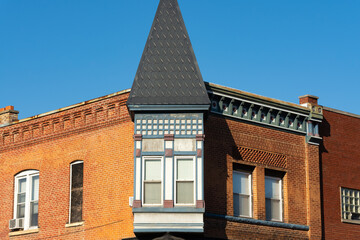 Obraz premium Old downtown building.