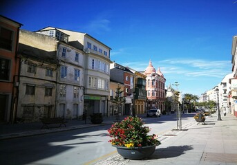 Obraz premium Calle de Ribadeo, Galicia