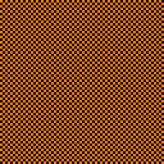 Orange and Black checkerboard pattern background. Check pattern designs for decorating wallpaper. Vector background. Halloween pattern.