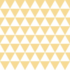 Cream and white background. Triangle pattern. Geometrical simple image illustration. Seamless pattern. Triangle mosaic pattern vector background.