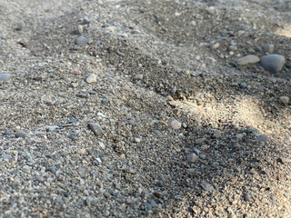 Small stone texture. The surface of the decorative crushed stone