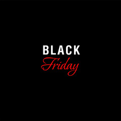 Black Friday banner. Vector illustration	