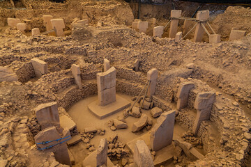 Gobeklitepe in Sanliurfa. The Oldest Temple of the World. Gobekli Tepe is a UNESCO World Heritage...