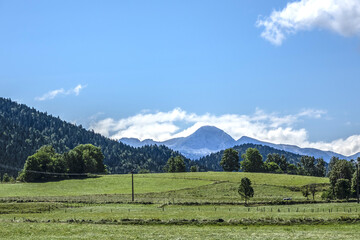 Vercors Regional Natural Park located on Vercors Plateau some 10 km west of Grenoble. Autrans,...