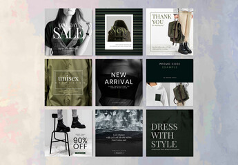 Unisex Fashion Sale Layout