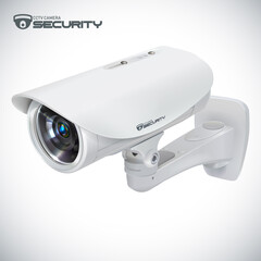 CCTV and security cameras made in 3d style. Monitored area concept. Video surveillance banners. Security cameras and monitoring concept. CCTV icons made in modern style. Isolated in white background.