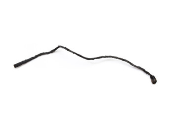 large fireplace matches isolated on white background .