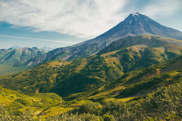 classic view of mount landscape