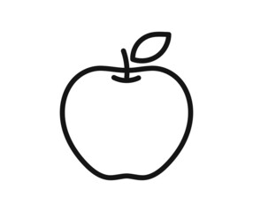 Apple outline icon.