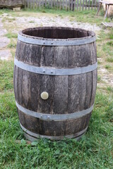 Altes Bierfass. Holzfass.
