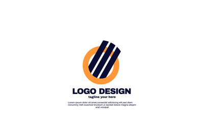 awesome creative idea best logo cute corporate company business logo design with colorful