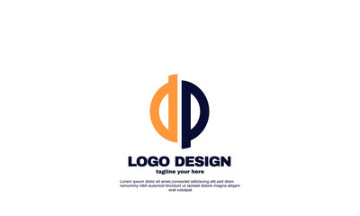 stock illustrator abstract creative idea best logo cute with colorful company business corporate logo design template