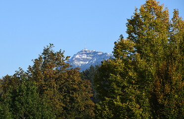 premières neiges sur le Rigi
