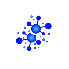 Community, network and social icon design template