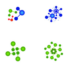 Community, network and social icon design template