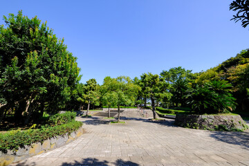 神奈川県横浜市金沢区の海の公園