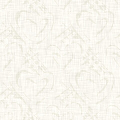 Light gray tonal linen texture. Soft furnishing light burlap cover. Neutral beach wedding background. Coastal cottage fabric textile with irregular woven style. High quality raster jpg swatch.