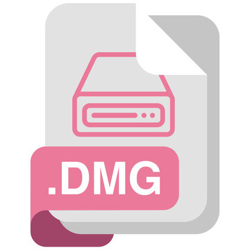 dmg file flat icon