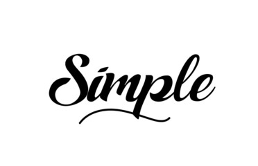 Simple hand written text word for design. Can be used for a logo