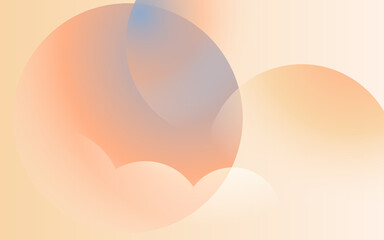 Background material with the image of clouds and sunlight.