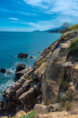 Rock formations on the Black Sea coast