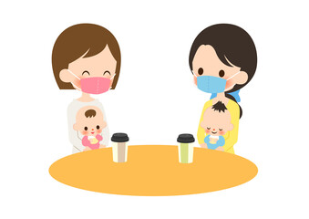 赤ちゃん連れのママ友