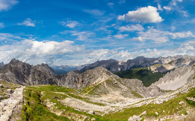 Fototapeta na wymiar High mountain in Alps