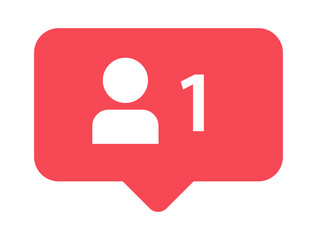 Follower increase notification