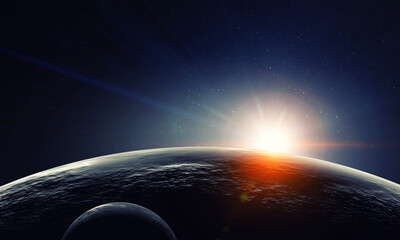 Image of outer space. . Mixed media © Sergey Nivens