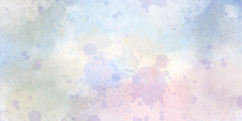 Colorful splashed paint background