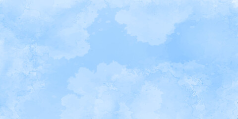 Abstract blue watercolor background for your design, watercolor background concept.