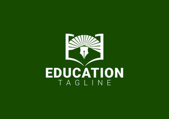 Education new logo and icon design template