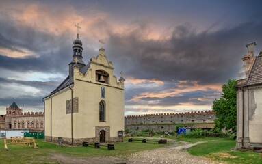 St. Nicholas church in Medzhybish fortress, Ukraine