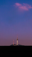 Fototapeta premium lighthouse at night