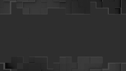 タイル 黒 ビジネス ジオメトリ シンプル [別Verあり]