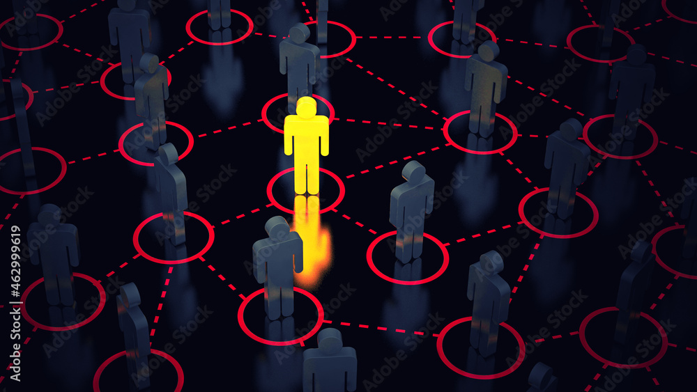 Aufkleber social web network background image