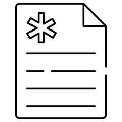 Perfectly design icon of medical recommendation