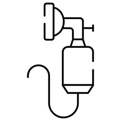 Modern design icon of oxygen mask