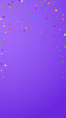 Obraz premium Festive mind-blowing confetti. Celebration stars.