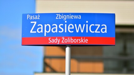 city sign © Grand Warszawski
