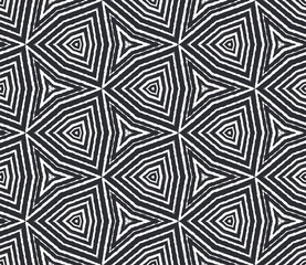 Obraz premium Exotic seamless pattern. Black symmetrical